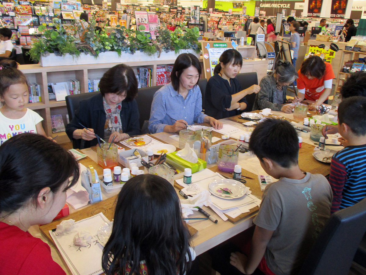 エナメル絵付け