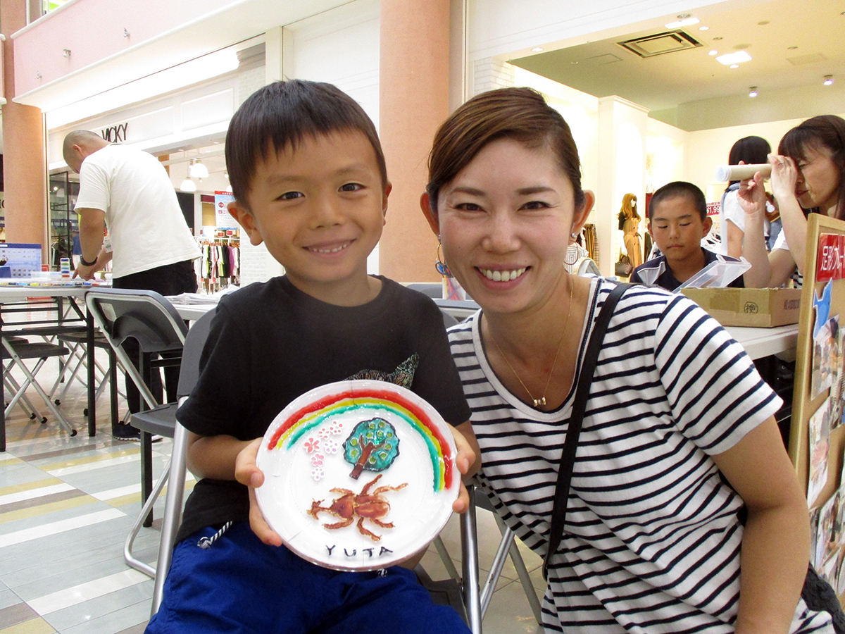 エナメル絵付け